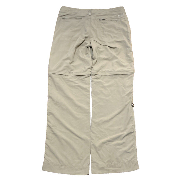 Merrell Pants Womens 8 Taupe Beige Hiking UPF50+ Opti Wick Convertible & Pockets - Picture 7 of 11